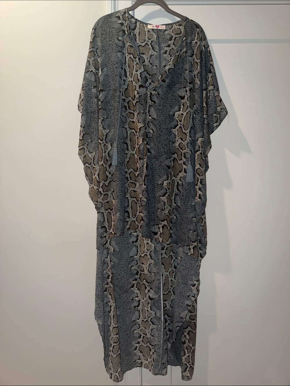 Buddy Love Snake-Print High Low Dress